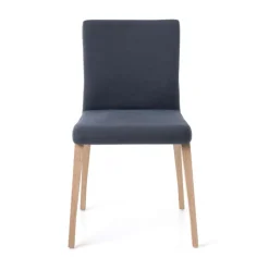 Mobitec Pure classic ® Chaise cocooning en tissu et pieds bois* Chaise De Salle à Manger|Chaise Salon