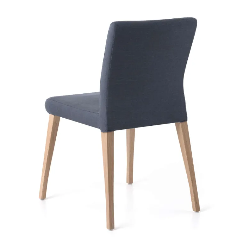 Mobitec Pure classic ® Chaise cocooning en tissu et pieds bois* Chaise De Salle à Manger|Chaise Salon