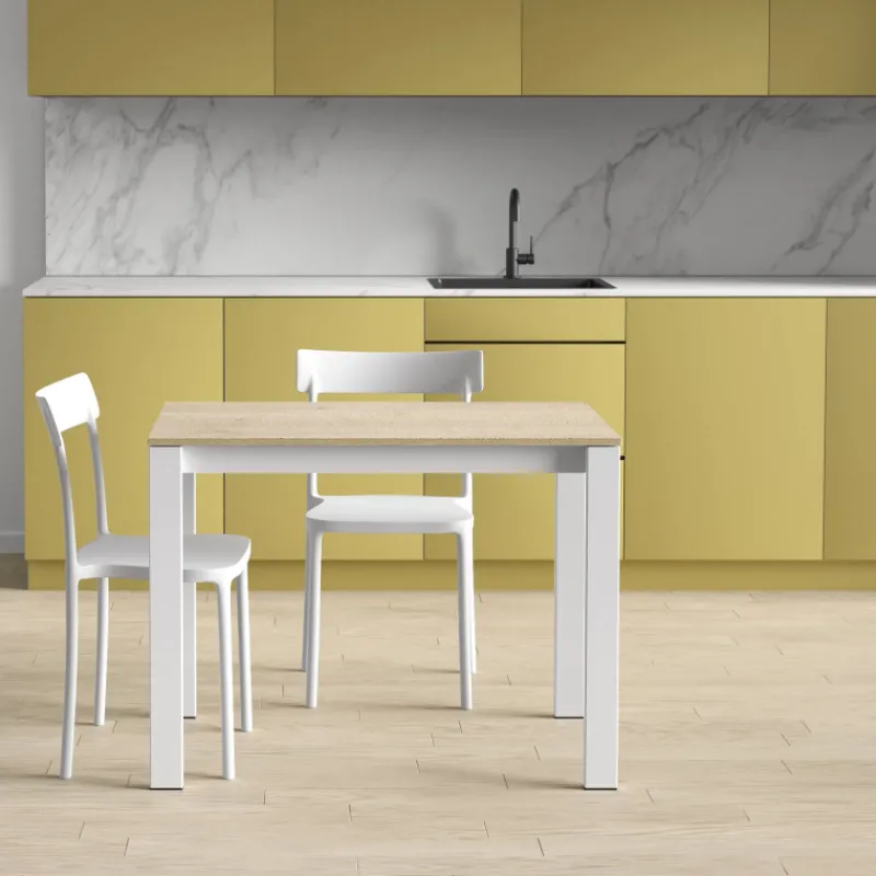 Cancio Puzzle Table de cuisine rectangulaire en stratifié* Table De Cuisine|Table Pour Petit Espace