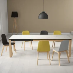 Cancio Quadra Table moderne en céramique extensible* Table De Salle à Manger
