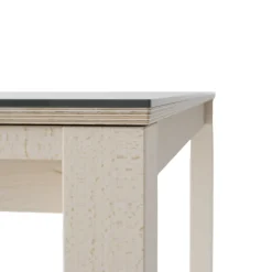 Cancio Quadra Table moderne en verre extensible* Table De Salle à Manger