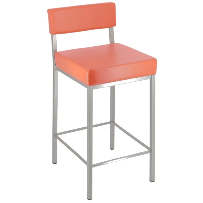 Perfecta Quinta Tabouret snack moderne en métal et simili* Tabouret Snack (assise +/- 65 Cm)|Tabouret De Bar (assise +/- 80 Cm)