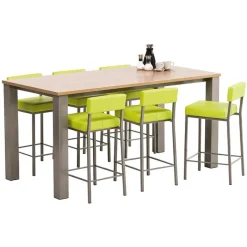 Perfecta Quinta Tabouret snack moderne en métal et simili* Tabouret Snack (assise +/- 65 Cm)|Tabouret De Bar (assise +/- 80 Cm)