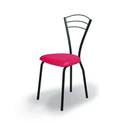 Carrier Rebecca Chaise contemporaine française en métal avec assise rembourrée* Chaise De Cuisine