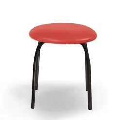 Carrier Rebecca Tabouret bas assise rembourrée et pieds en métal de fabrication française* Tabouret Bas (assise +/- 45 Cm)