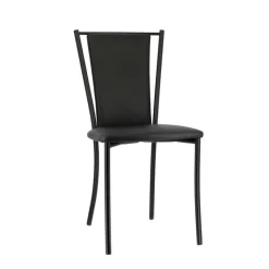 Perfecta Reina Chaise de cuisine contemporaine en métal et simili* Chaise De Cuisine