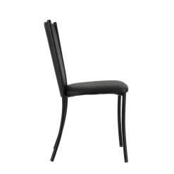 Perfecta Reina Chaise de cuisine contemporaine en métal et simili* Chaise De Cuisine