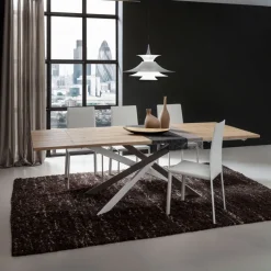 La primavera Renzo Table de salle à manger design extensible en stratifié* Table De Salle à Manger