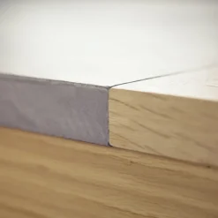 Neoh Repas Table française extensible en béton ciré et bois massif* Table De Salle à Manger