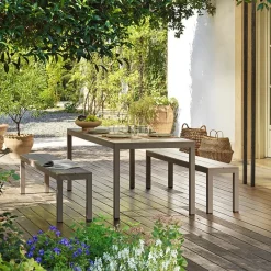 Rio Table de jardin en aluminium rectangulaire fabriquée en Italie* Table De Jardin