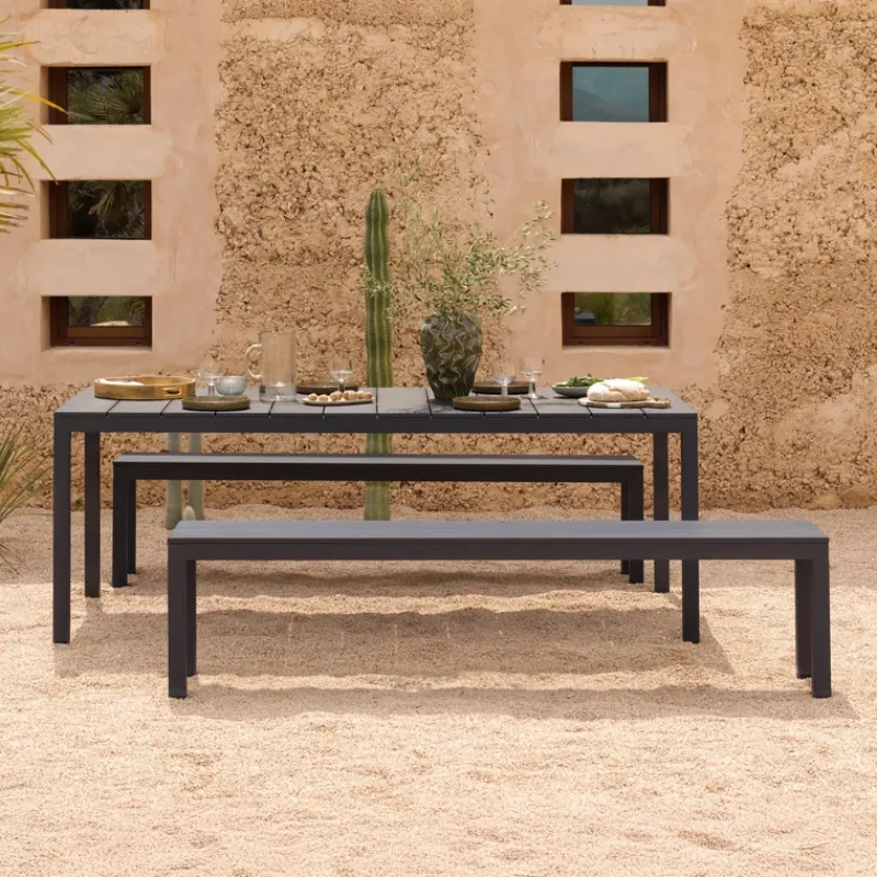 Rio Table de jardin en aluminium rectangulaire fabriquée en Italie* Table De Jardin