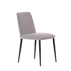 Mobitec Rob C03 ® Chaise de salle à manger en tissu et métal* Chaise De Salle à Manger