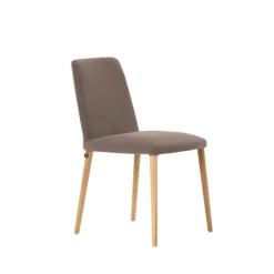 Mobitec Rob C01 ® Chaise moderne en tissu rembourrée avec pieds en bois massif* Chaise De Salle à Manger|Chaise Salon