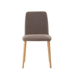 Mobitec Rob C01 ® Chaise moderne en tissu rembourrée avec pieds en bois massif* Chaise De Salle à Manger|Chaise Salon
