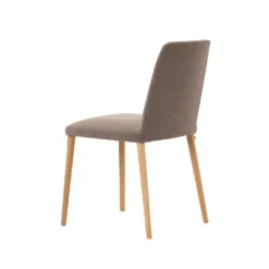Mobitec Rob C01 ® Chaise moderne en tissu rembourrée avec pieds en bois massif* Chaise De Salle à Manger|Chaise Salon
