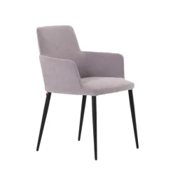 Mobitec Rob C04 ® Fauteuil de salle à manger confortable en tissu et pieds métal* Chaise De Salle à Manger|Fauteuil De Salon