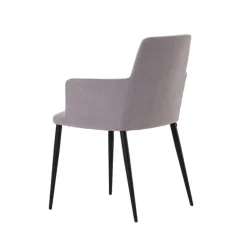 Mobitec Rob C04 ® Fauteuil de salle à manger confortable en tissu et pieds métal* Chaise De Salle à Manger|Fauteuil De Salon