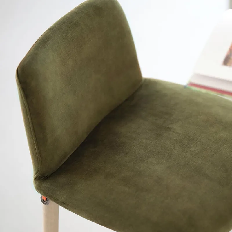 Mobitec Rob C05 ® Tabouret snack en tissu et bois massif* Tabouret Snack (assise +/- 65 Cm)|Tabouret De Bar (assise +/- 80 Cm)