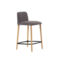 Mobitec Rob C05 ® Tabouret snack en tissu et bois massif* Tabouret Snack (assise +/- 65 Cm)|Tabouret De Bar (assise +/- 80 Cm)