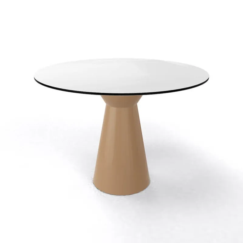 Roller H74 ronde Table design italienne ronde avec pied central* Table De Cuisine|Table Pour Petit Espace