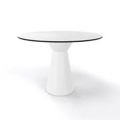 Roller H74 ronde Table design italienne ronde avec pied central* Table De Cuisine|Table Pour Petit Espace