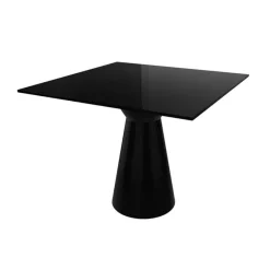 Roller H74 Table carrée design italien à pied central* Table De Cuisine|Table Pour Petit Espace