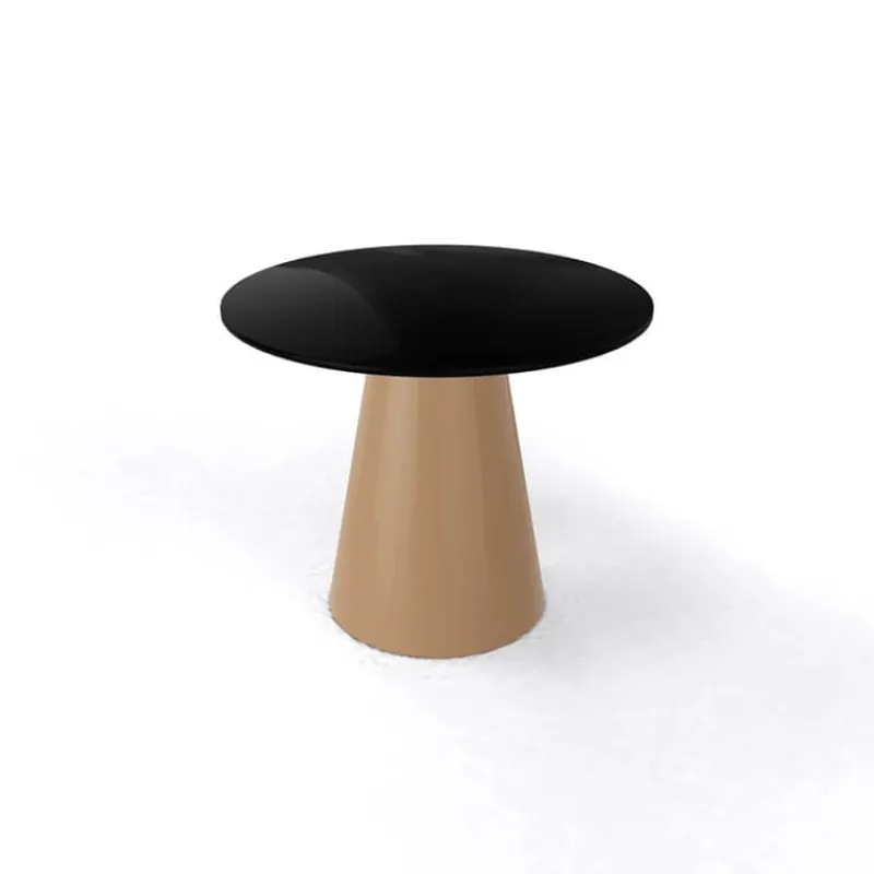 Roller H55 Table d'appoint ronde design italien à pied central* Table De Salon|Table Pour Petit Espace