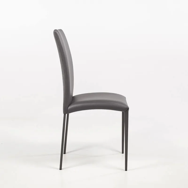 Peressini Roma Chaise contemporaine italienne dos matelassé* Chaise De Cuisine|Chaise De Salle à Manger