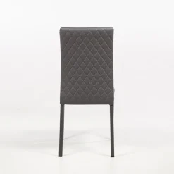 Peressini Roma Chaise contemporaine italienne dos matelassé* Chaise De Cuisine|Chaise De Salle à Manger