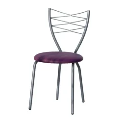 Carrier Romance ® Chaise de cuisine fabriquée en France en synthétique et métal* Chaise De Cuisine