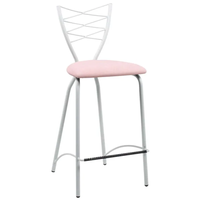 Carrier Romance ® Tabouret snack contemporain en synthétique et métal* Tabouret Snack (assise +/- 65 Cm)|Tabouret De Bar (assise +/- 80 Cm)