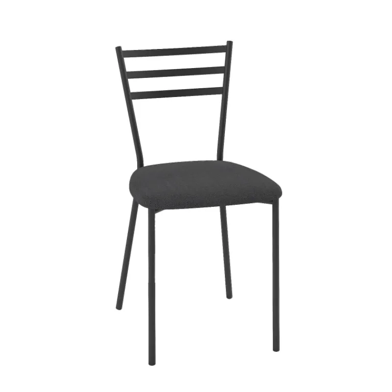 Perfecta Romy Chaise de cuisine avec assise rembourrée en simili et dossier en métal* Chaise De Cuisine