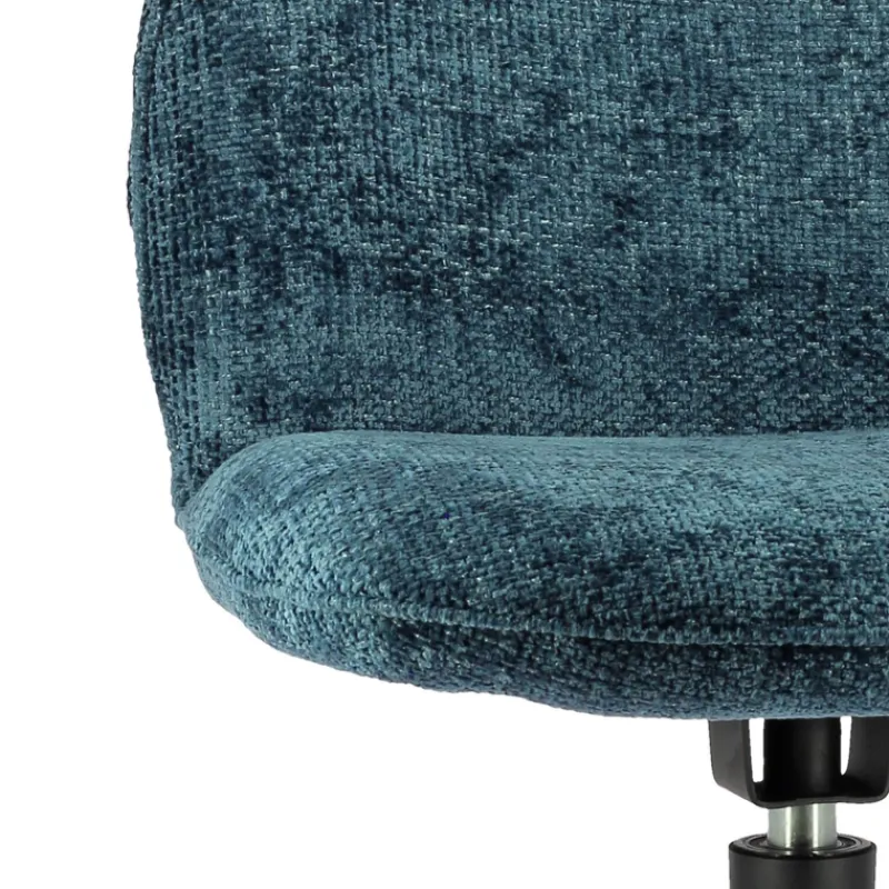 RosaChaise pivotante en tissu avec pieds en métal* Chaise De Salle à Manger|Chaise Salon