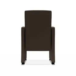 Sessio Sarah Fauteuil de table rembourré en synthétique avec roulettes* Chaise De Cuisine|Chaise De Salle à Manger