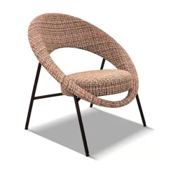 Paget Saturn Fauteuil design en tissu fabriqué en France* Fauteuil De Salon