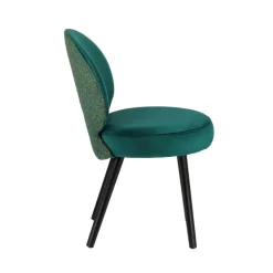 Sessio Severus Chaise cosy bicolore en tissu avec pieds bois* Chaise De Salle à Manger|Chaise Salon