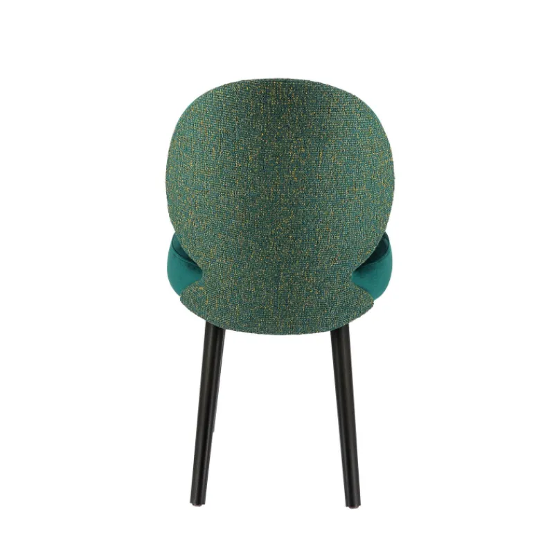 Sessio Severus Chaise cosy bicolore en tissu avec pieds bois* Chaise De Salle à Manger|Chaise Salon