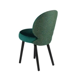 Sessio Severus Chaise cosy bicolore en tissu avec pieds bois* Chaise De Salle à Manger|Chaise Salon