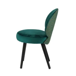 Sessio Severus Chaise cosy bicolore en tissu avec pieds bois* Chaise De Salle à Manger|Chaise Salon