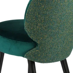 Sessio Severus Chaise cosy bicolore en tissu avec pieds bois* Chaise De Salle à Manger|Chaise Salon