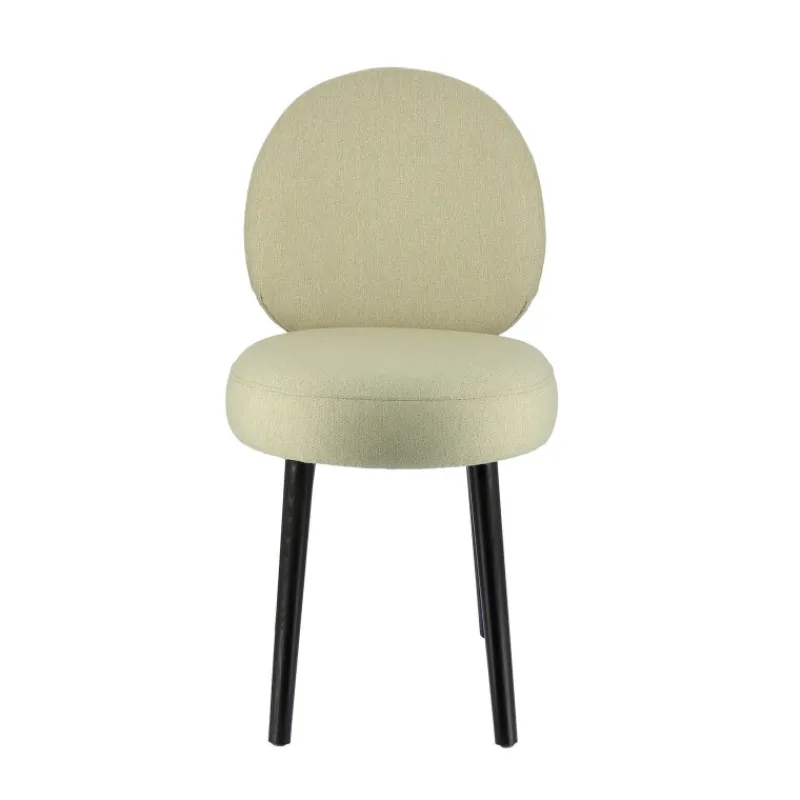 Sessio Severus Chaise cosy en tissu et pieds bois* Chaise De Salle à Manger|Chaise Salon