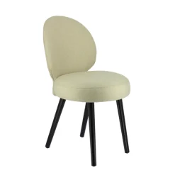 Sessio Severus Chaise cosy en tissu et pieds bois* Chaise De Salle à Manger|Chaise Salon