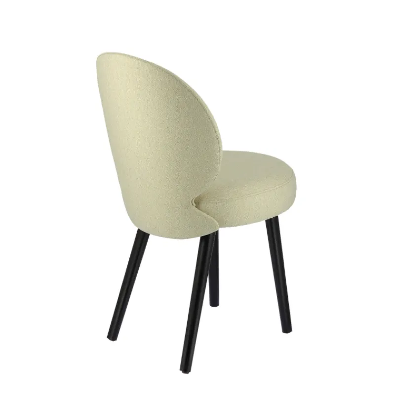 Sessio Severus Chaise cosy en tissu et pieds bois* Chaise De Salle à Manger|Chaise Salon