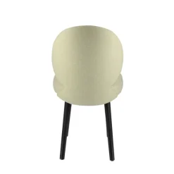 Sessio Severus Chaise cosy en tissu et pieds bois* Chaise De Salle à Manger|Chaise Salon