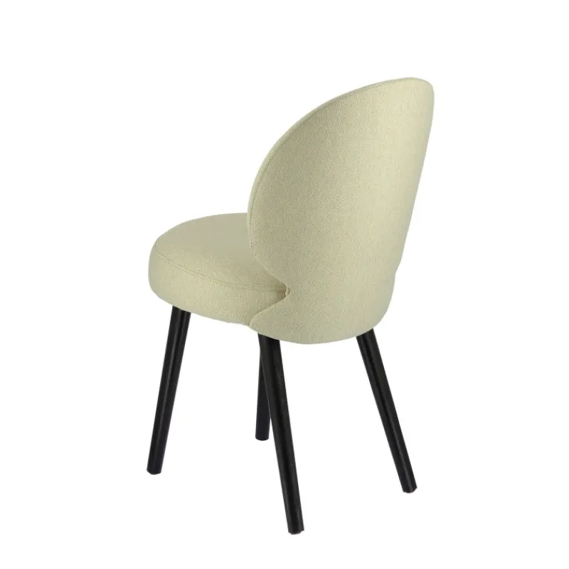 Sessio Severus Chaise cosy en tissu et pieds bois* Chaise De Salle à Manger|Chaise Salon