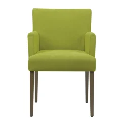 Mobitec Shanna ® Fauteuil cosy en tissu et bois* Chaise De Salle à Manger|Chaise Salon