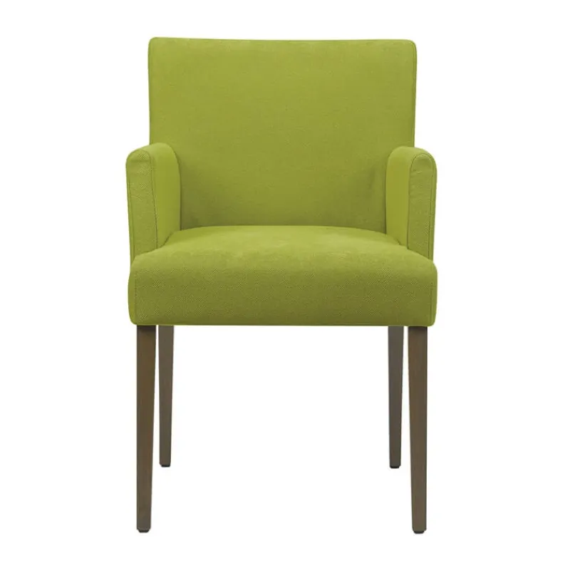 Mobitec Shanna ® Fauteuil cosy en tissu et bois* Chaise De Salle à Manger|Chaise Salon