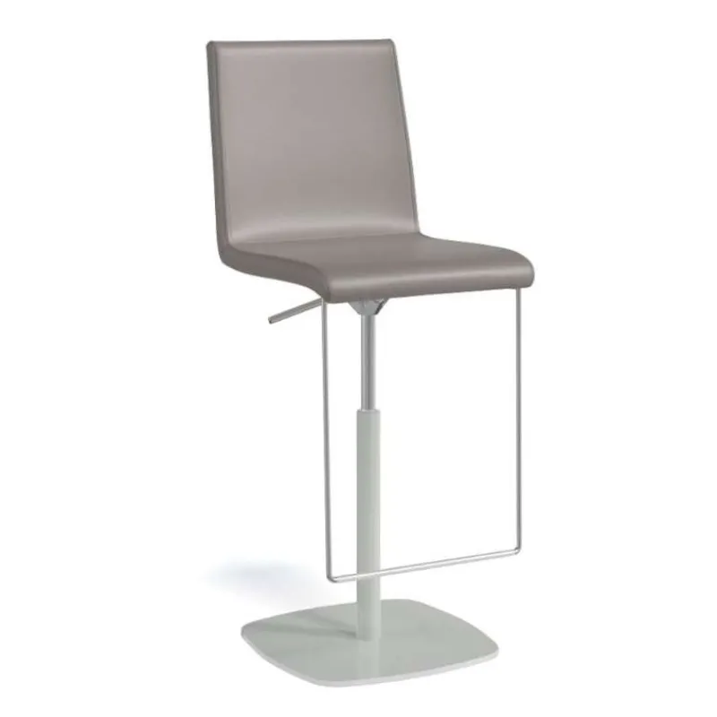 Perfecta Sherpa Tabouret en simili réglable en hauteur et pivotant rembourré* Tabouret Snack (assise +/- 65 Cm)|Tabouret De Bar (assise +/- 80 Cm)