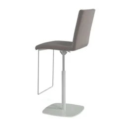 Perfecta Sherpa Tabouret en simili réglable en hauteur et pivotant rembourré* Tabouret Snack (assise +/- 65 Cm)|Tabouret De Bar (assise +/- 80 Cm)