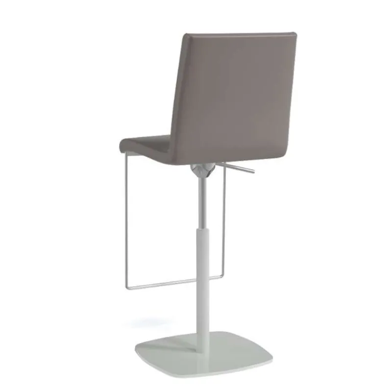 Perfecta Sherpa Tabouret en simili réglable en hauteur et pivotant rembourré* Tabouret Snack (assise +/- 65 Cm)|Tabouret De Bar (assise +/- 80 Cm)